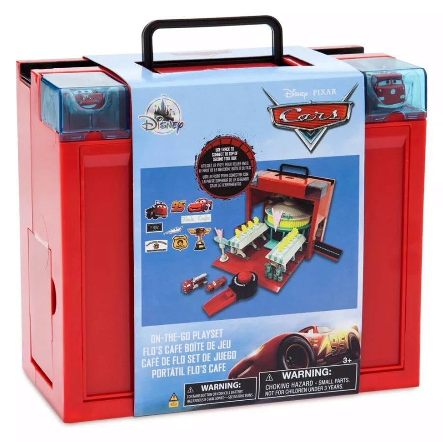LOT 2 - Disney Cars On-the-Go FLOs CAFE Playset + 5 CAR Radiator Springs🌟NEW🌟 - Image 3 of 4