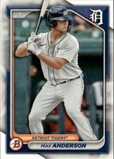 2024 BOWMAN PROSPECT MAX ANDERSON DETROIT TIGERS #BP-128