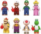 MOC LEGO Super Mario Bros.! Mario, Luigi - Custom Minifig - BUNDLE AND SAVE!