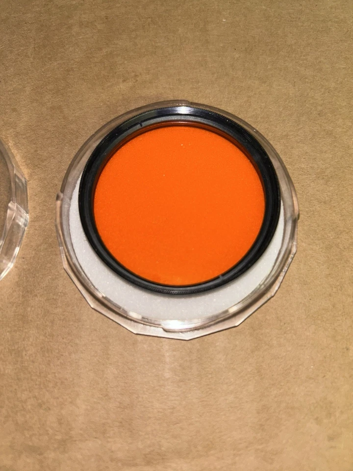 Vintage ROKUNAR 55mm Orange Color Film Filter G, Made In Japan - Image 2 of 3