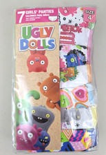 Ugly Dolls Size 4 Girls Panties Underwear Pack of 7 New in Package