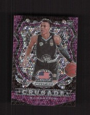 2020 Panini Prizm Draft Picks Collegiate #93 RJ Hampton Fast Break Purple #/49