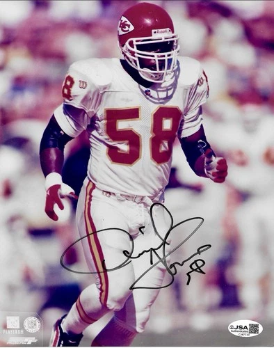 KANSAS CITY CHIEFS DERRICK THOMAS SIGNED 8x10 JSA COA AUTHENTIC AUTOGRAPH NFL