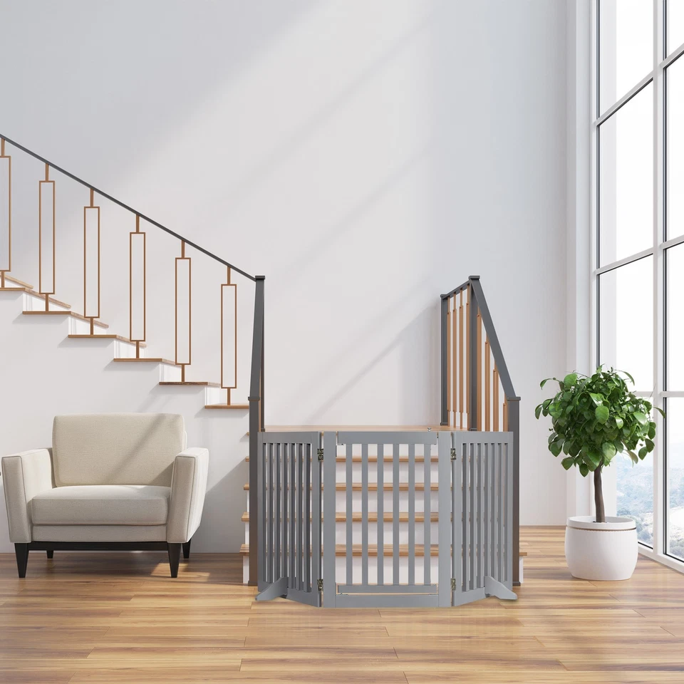 Absperrgitter Treppenschutzgitter Türschutzgitter Türgitter Treppengitter Hunde - Bild 2 von 4