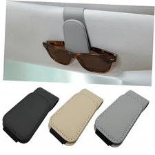 Sunglass Holder for Car Visor - Pack Magnetic Car Glasses Holder Clip, 2 Gray