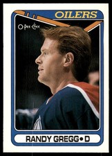 1990-91 O-Pee-Chee !! Randy Gregg Edmonton Oilers #275