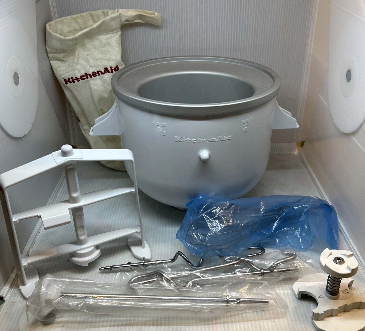KitchenAid Ice Cream Maker Attachment BOWL & Few AttachONLY Replacement 9707962