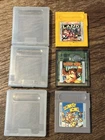 Nintendo Game Boy & Color Lot Of 3 - Donkey Kong DK Country DK Land Tested Works