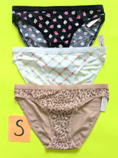 Victoria's Secret Cotton Size S Bikini Panty - Lot of 3