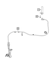 Genuine Mopar Engine Block Heater Cord 68498854AB