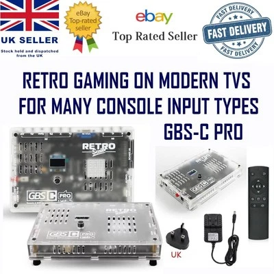 GBSC PRO GBS Control Pro Video Converter Retro Gaming Upscaler Retroscaler HDMI Adapter