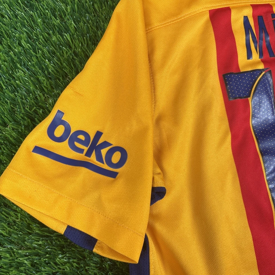 CAMISETA DE FUTBOL BARCELONA 2015/2016 VISITANTE #10 LEO MESSI CAMISETA NIKE JUVENIL XL Foto 4 de 4