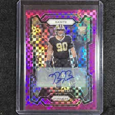 2023 Prizm Football Bryan Bresee Base Rookie Auto Purple Power 33/49
