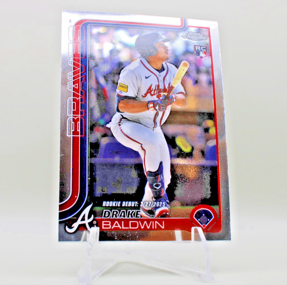 2025 Topps Chrome Update Series Rookie Debut Drake Baldwin #USC88 Chrome