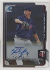 2015 Bowman Chrome Prospects Auto Stephen Gonsalves #BCAP-SG Auto 02rs