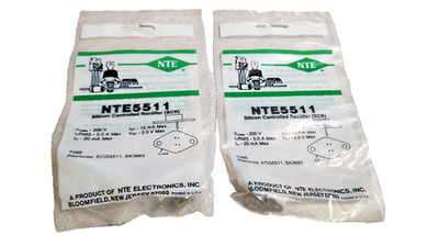 NTE5511 SCR (SET OF 2) USED IN VARIOUS APPLICATIONS