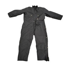 Carhartt Extremes Coveralls Mens 50 R Black Arctic Quilt Lined Cordura Nylon