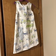 ORPHAN COSTUME for Annie/Other Plays. Sz 10 w/pkts  patches Car
