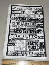Ever Since Radio Rock Show Band Flyer Salisbury Ocean City Maryland Vintage Punk