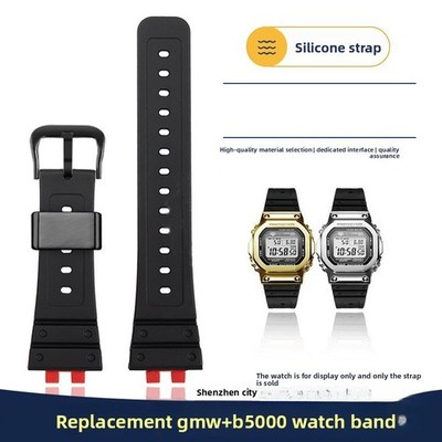 For Casio Square GMW-B5000 Quality Waterproof Rubber Watch Straps Mens Wristband