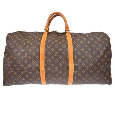 Best02 LOUIS VUITTON KEEPALL 60 TRAVEL HANDBAG MONOGRAM M41422 MI873 YQ06424