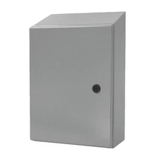 WIEGMANN N412121206CST Sloped Top Enclosr,Mtlc,12InHx12InWx6InD 2HAX1