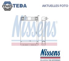 72028 WÄRMETAUSCHER INNENRAUMHEIZUNG NISSENS FÜR MERCEDES-BENZ C-CLASS,CLK,SL