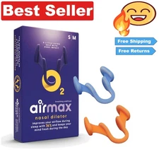 Enhanced Breathing with Airmax Nasal Dilators Pack - 76% Airflow Improvement