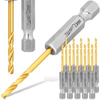 10X Metallbohrer Stahlboherer 2,5 Mm Hex Milwaukee Spiralbohrer Edelstahlbohrer