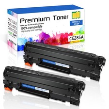 2 PK CE285A Toner Cartridge for HP 85A Laserjet aserJet P1102 W P1006 M1212NF