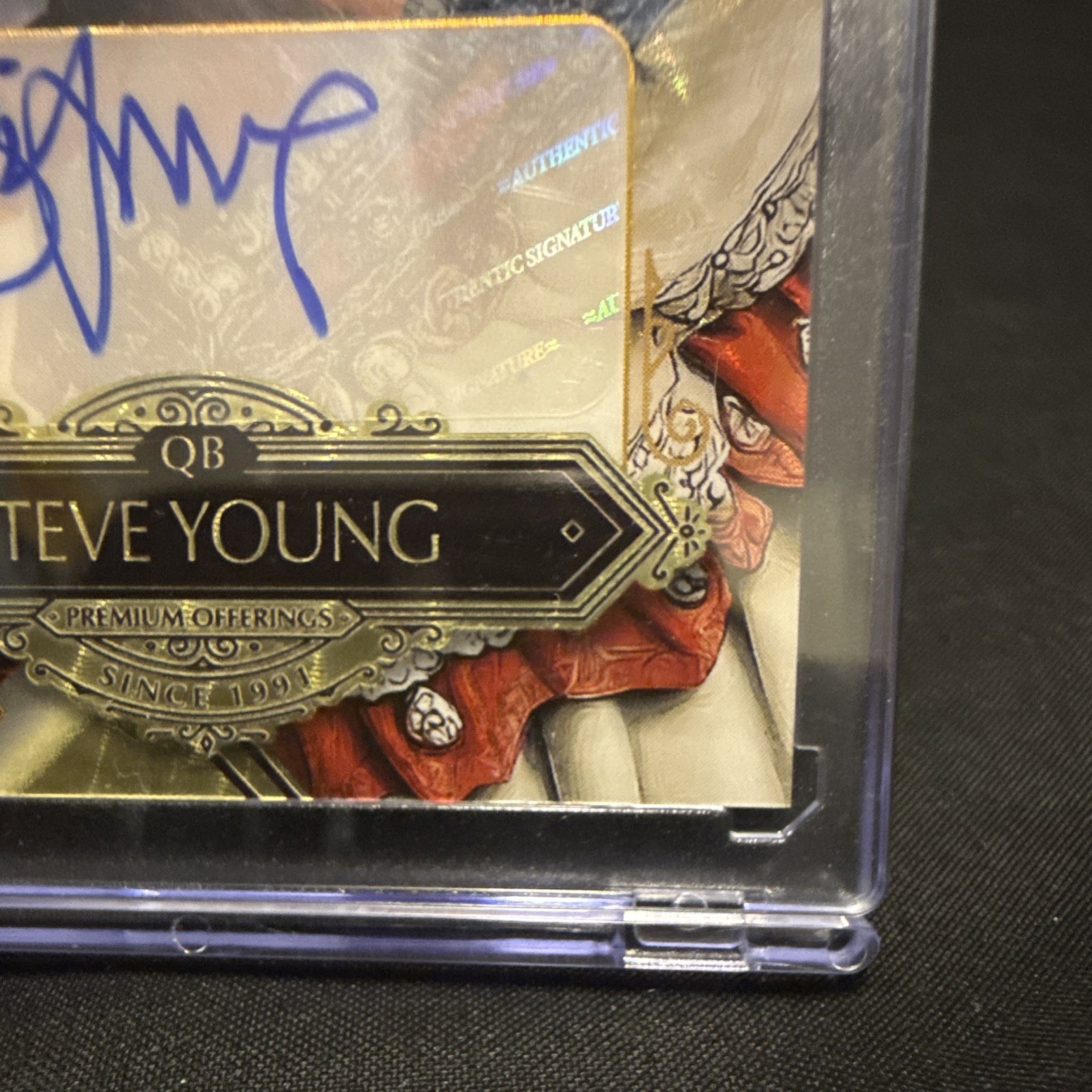 Wild Card 2020 Wild Art Steve Young NFL Football Auto 1/1 SWWAGB1-SYA view 6