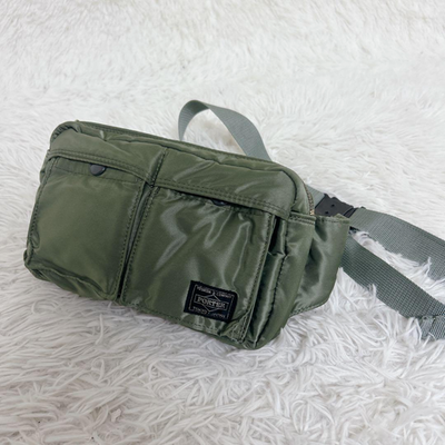 #ad #ad PORTER Tanker Mini Crossbody Waist Bag Sage Green Yoshida Japan Used $199.99