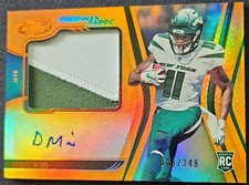 2020 Panini Certified - Freshman Fabric Mirror Signatures Denzel Mims 025/349