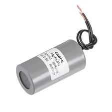 MECCANIXITY CBB60 Run Capacitor 10uF 250V AC 2 Wires 50/60Hz Cylinder Motor... 