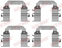Quick Brake 109-1782 ZubehöRsatz, Scheibenbremsbelag For Hyundai