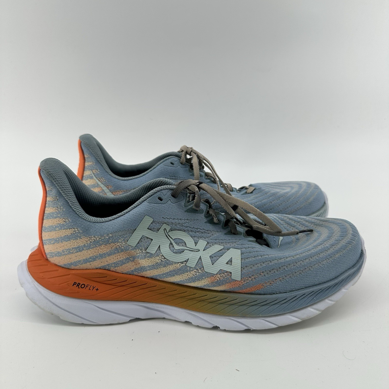 SAOLA Scarpe Hoka One One Mach 5 Uomo 11.5D Blu Corsa Montagna Primavera 1127893 MSPBL
