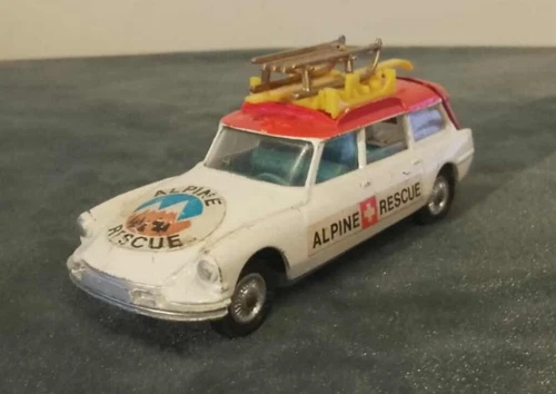 ORIGINAL VINTAGE DIECAST 513 CORGI TOYS CITROEN SAFARI ALPINE RESCUE UNBOXED