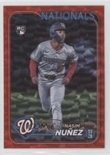 2024 Topps Update Red Crackle Foilboard 113/199 Nasim Nunez Nuñez #US267 1e97