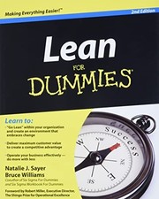 Lean For Dummies by Sayer, Natalie J., Williams, Bruce