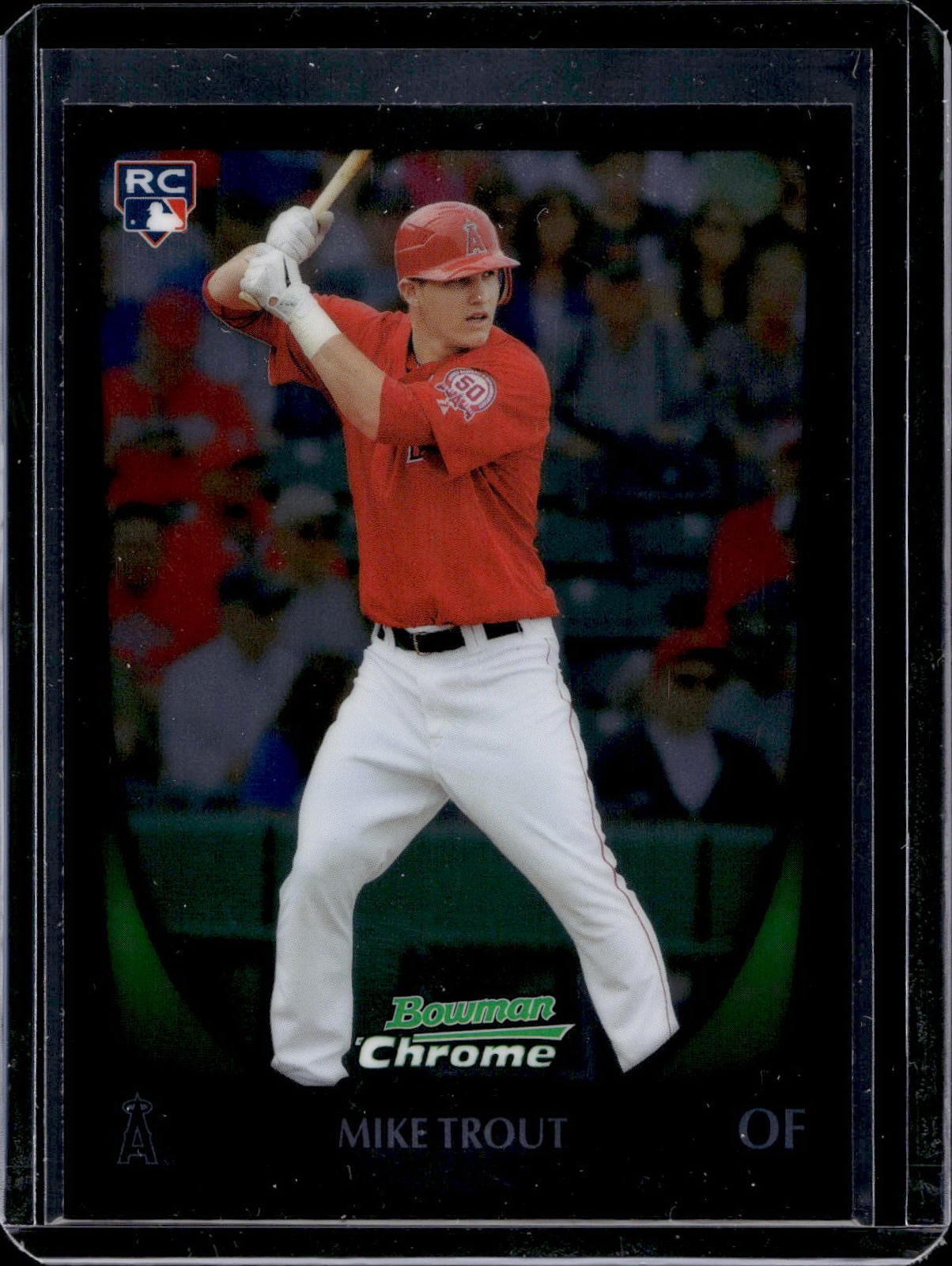 2011 Bowman Chrome Mike Trout Rookie Los Angeles Angels 175
