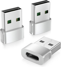 for Iphone 17 16 Car Charger Adapter 3Pack,Usb Male to USB C Female Adapter,Type