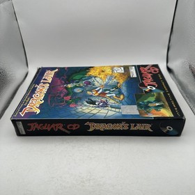 Dragon's Lair Atari Jaguar CD Complete CIB Large Box Reg Card