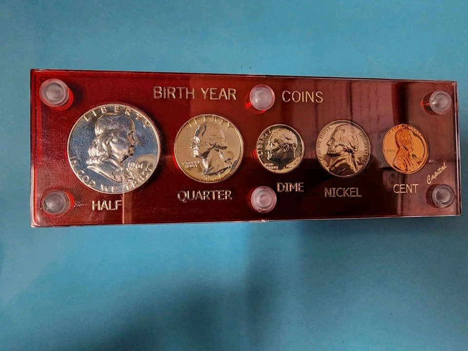 1961 MINT SILVER SET of U.S. COINS UNCIRCULATED - Image 2 of 3