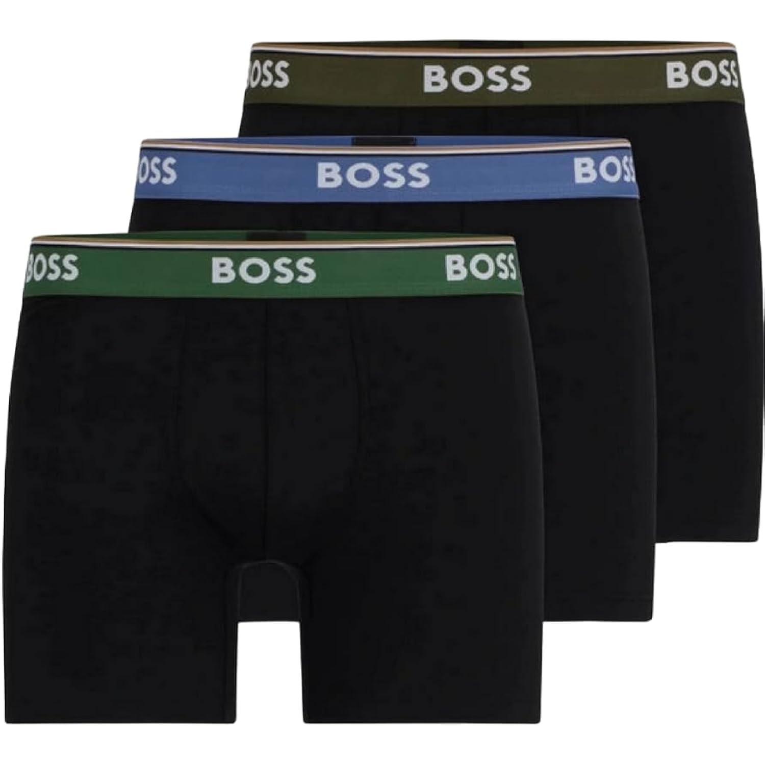 BOSS 3-Pack Multi Color Bold Logo Boxer Briefs S 8690₽