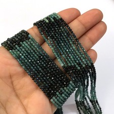 Natural Grandidierite Faceted Round Beads 13" Strand for DIY Necklace Bracelet