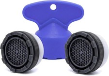 2-Pack RP53998 Faucet Aerator with removal wrench, 2.2 Gpm, M21.5, Black