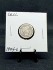 1894-O 90% Silver Barber Dime (VG to F Condition) Semi Key Date!