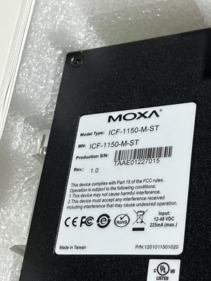 1PC New MOXA ICF-1150-M-ST Serial to Fiber Converter #A6-43
