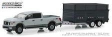 Nissan Titan XD Pro-4X With Dual Trailer 2018 Diecast 1/64 Greenlight