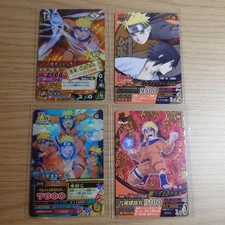 Naruto Data Carddass 4-Card Set Collectible  Japanese Anime